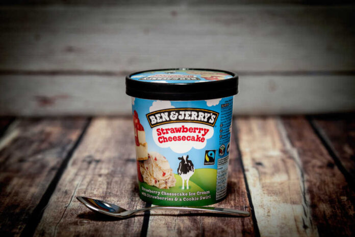 Rotterdam,,The,Netherlands,-,Oktober,2019:,Ben,&,Jerry's,Strawberry