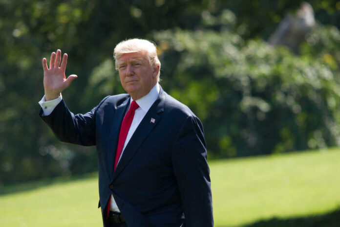 President,Donald,Trump,Walks,From,The,West,Wing,Of,The