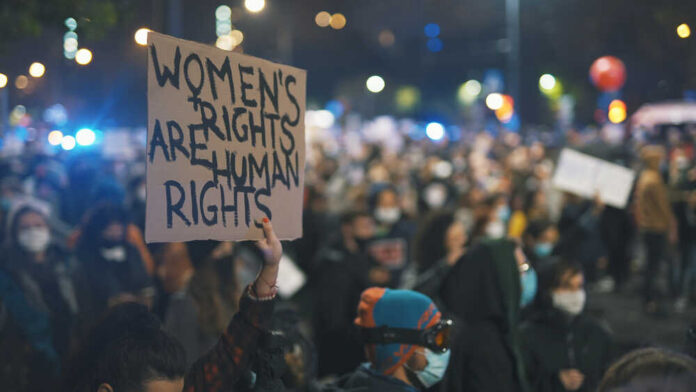 Warsaw,,Poland,23.10.2020,-,Protest,Against,Poland's,Abortion,Laws.women's,Rights