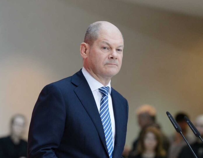 Berlin,,2018-03-04:,Olaf,Scholz,Pictured,At,A,Meeting,In,Berlin