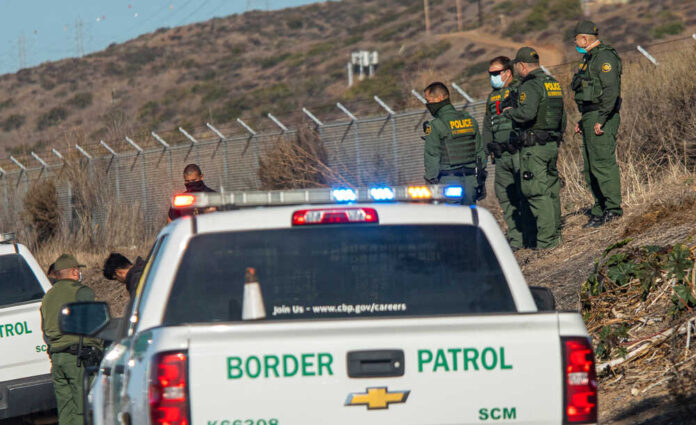 Camp,Pendleton,,Ca,Usa,12-02-2020:,Border,Patrol,Agents,And,Police