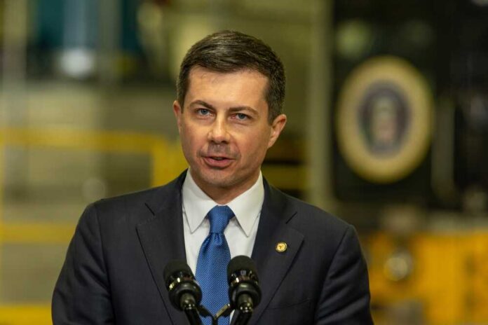 U.s.,Secretary,Of,Transportation,Pete,Buttigieg,Speaks,During,President,Joe