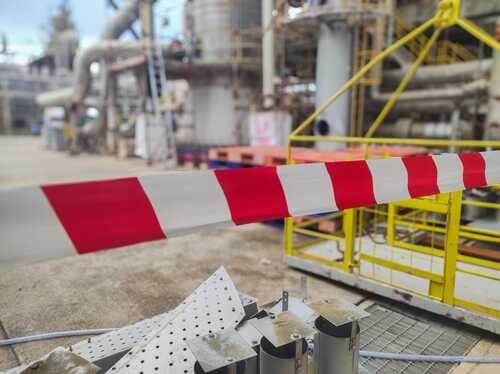 Tap,Red,White,Color,Warning,Barrier,Safety,Hazard,Caution,Stop