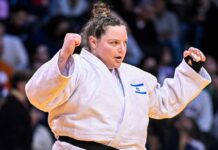 Judo Champs Flee Uzbekistan Nightmare Female judo athlete celebrating a victory