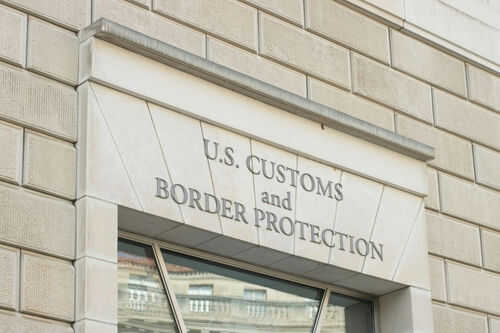 US Customs and Border Protection building entrance