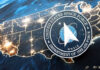 United States Space Force emblem over US map.