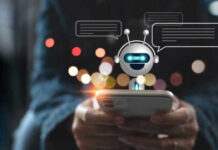 CFAA Showdown: User Permission vs. Gatekeepers Person using smartphone with chatbot hologram display
