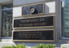WOKE Programs Scrapped — Veterans First Department of Veterans Affairs building exterior sign