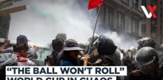 World Cup Under Threat? Mexico Teachers Topple FIFA Statues After Violent Clash With Police | VERTEX