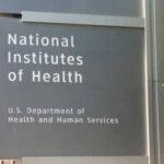 National Institutes of Health sign in outdoor setting