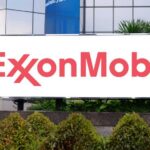 ExxonMobil logo on an outdoor sign