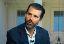 Trump Jr. Blasts UVU’s Thin Protection I dont know who this is. Man in blue suit.