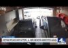 Security video appears to show LA model taking property from Tesla