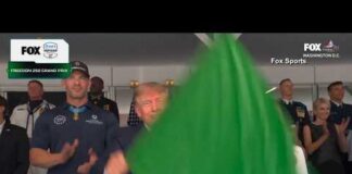 Trump attends Freedom 250 Grand Prix