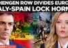 Border War Ignites: Madrid Hits Rome Back SPAIN VS ITALY: Meloni Rejects Spain's Ultimatum as 72,000 Migrants Storm Ceuta Border