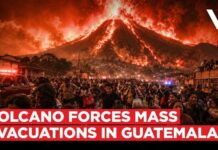 Volcano Of Fire ERUPTS — Night Escapes Begin Guatemala's Fuego Volcano Erupts | Lava, Ash Force Mass Evacuations 8 Years After Tragedy | VERTEX