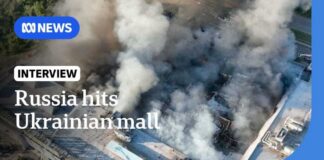 Russian drone attack on Ukrainian shopping mall kills at least 15 | ABC NEWS