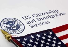 Citizenship Crackdown Explodes — Who’s Next? U.S. Citizenship and Immigration Services document with American flag