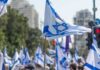 Hezbollah Pushes, Israel Punches Back Israeli flags waved at a street demonstration