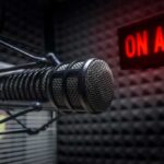 Clip Frenzy: Biden Bombshell? ‘48.5%’ Line Melts Feeds Close-up of a studio microphone with an illuminated on-air sign
