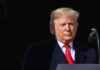 Pump War Erupts: Trump Targets Big Refiners Donald Trump at a podium with a microphone