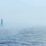 Nazi Submarine Leaks Mercury – 80 Years Later Green buoy in foggy sea