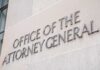 Office of the Attorney General building sign