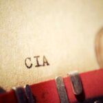 Twelve-Year Gag – What’s CIA Hiding? Close-up of a typewritten document labeled 'CIA'