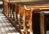 100 Devices Threat Near Supreme Court Event wooden church pews in sunlight