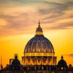 Vatican Blackout? Key Cancer Facts Missing St. Peter's Basilica dome at sunset