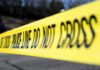Philly Ambush Leaves Hero Officer Down Yellow police tape stretched across an outdoor scene